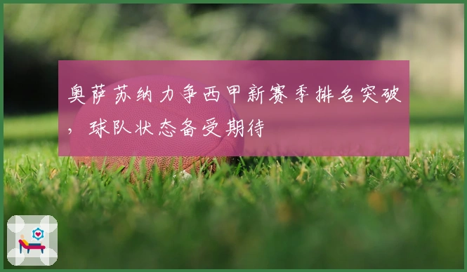 奥萨苏纳力争西甲新赛季排名突破,球队状态备受期待